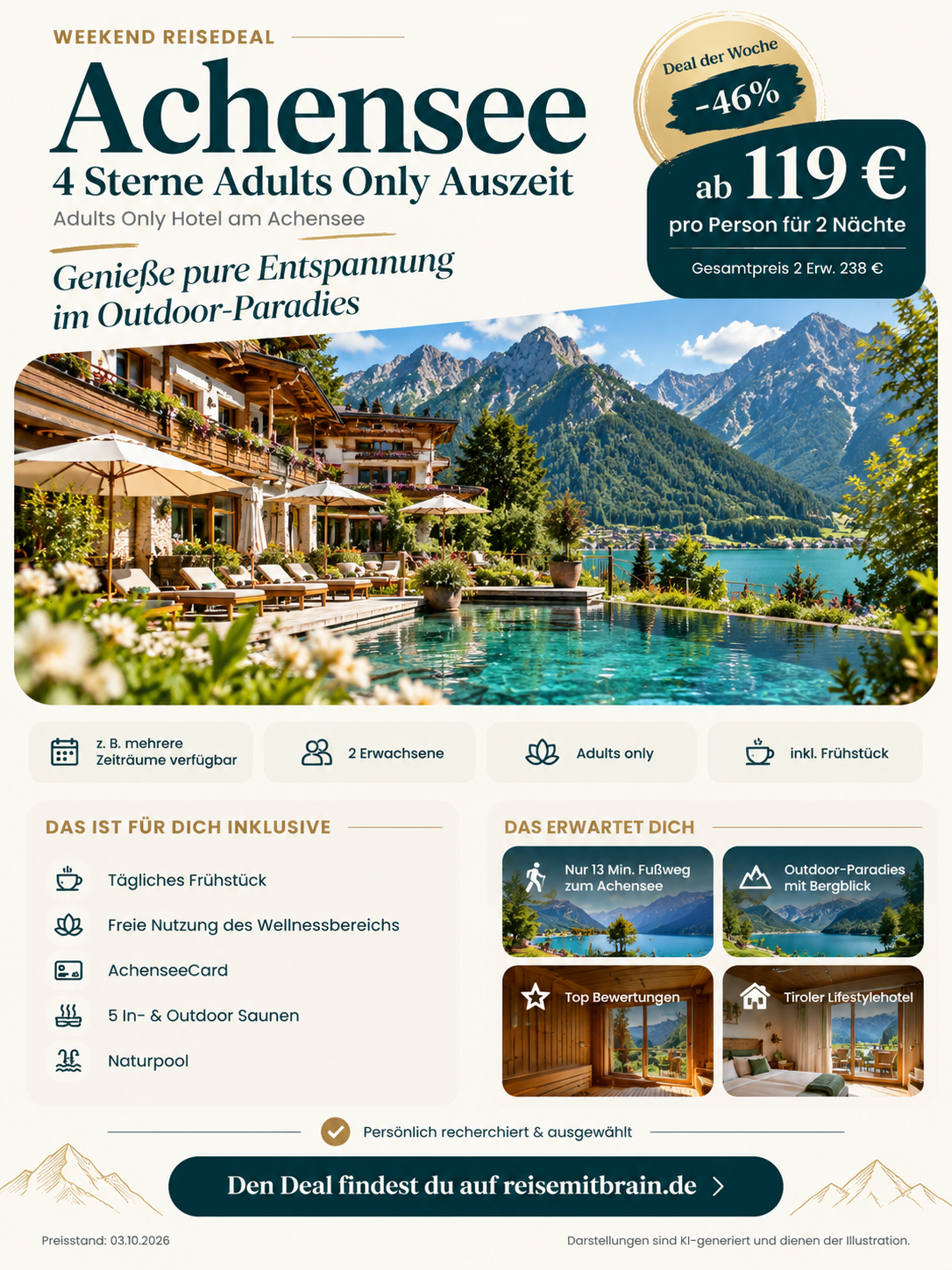 achensee wellness auszeit am see