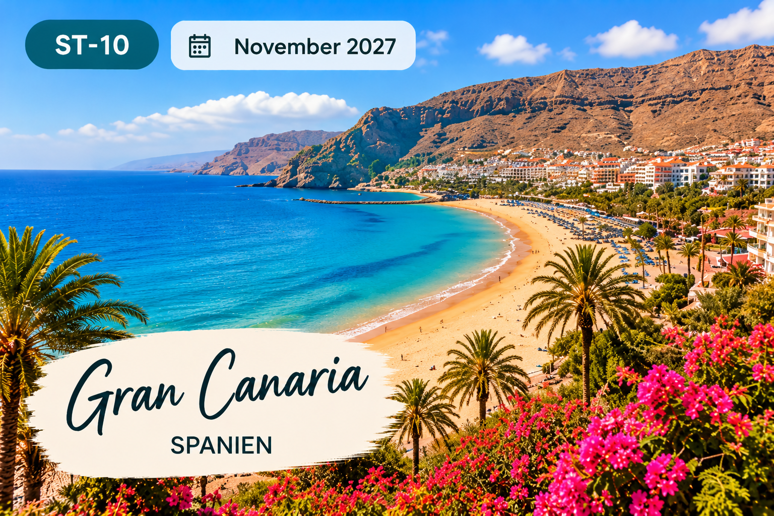 SOLO TOGETHER Gran Canaria – Sonnige Bucht mit Palmen