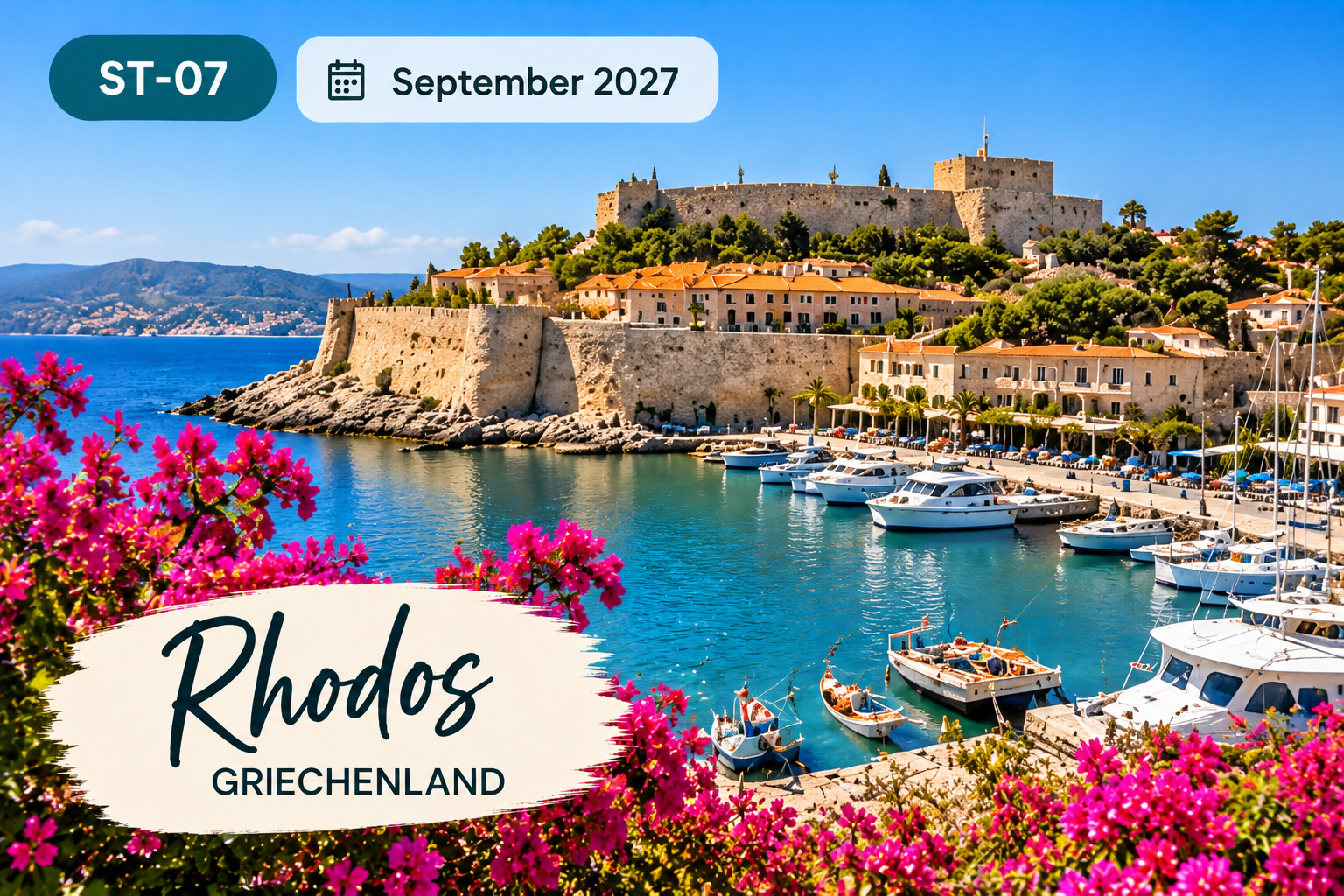 SOLO TOGETHER Rhodos – Hafen und mediterrane Altstadt