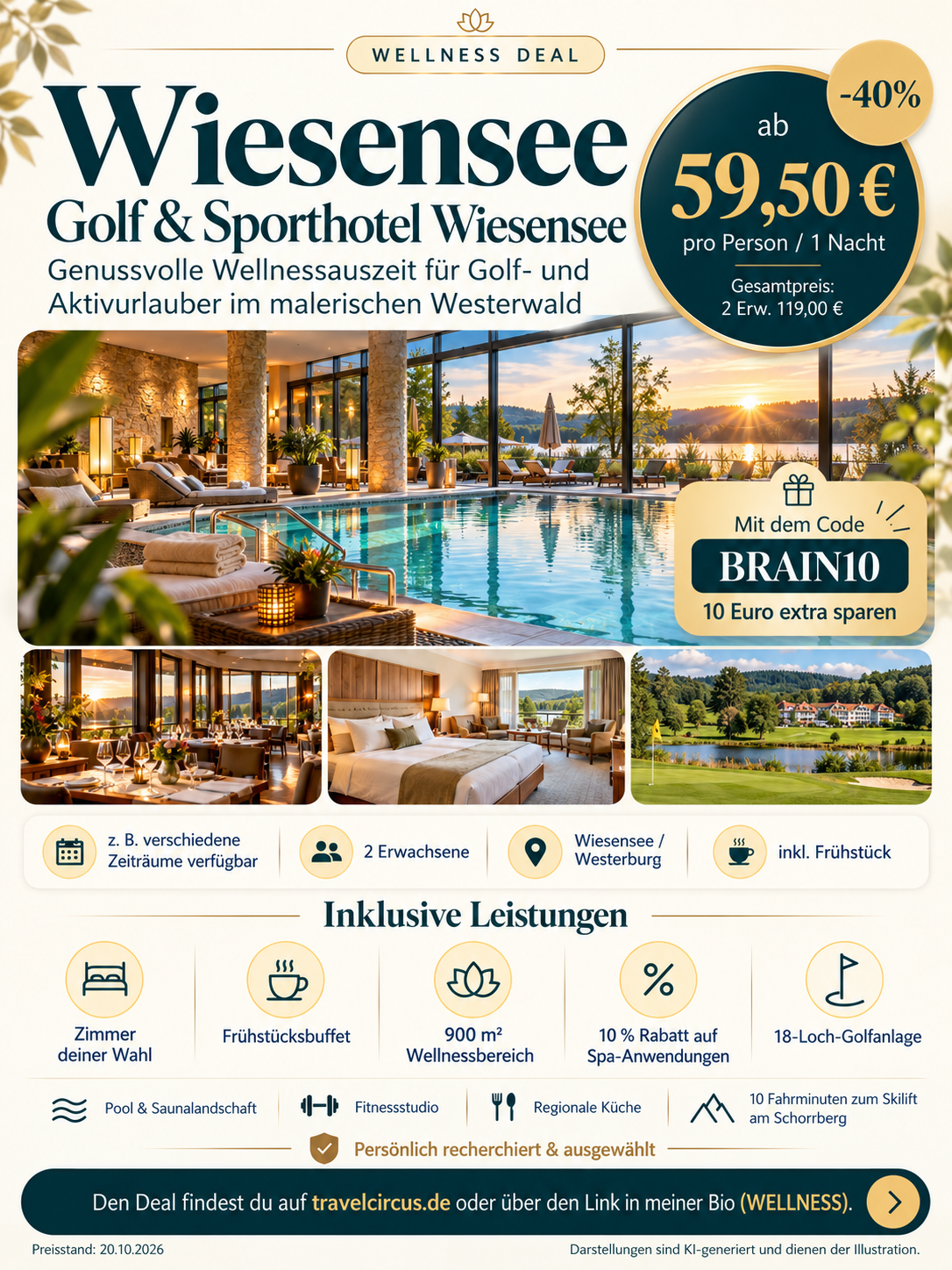 wiesensee wellness deal im westerwald